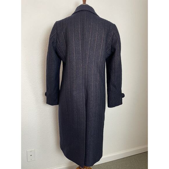 CNC Costume National Navy Long Coat - Picture 7 of 11